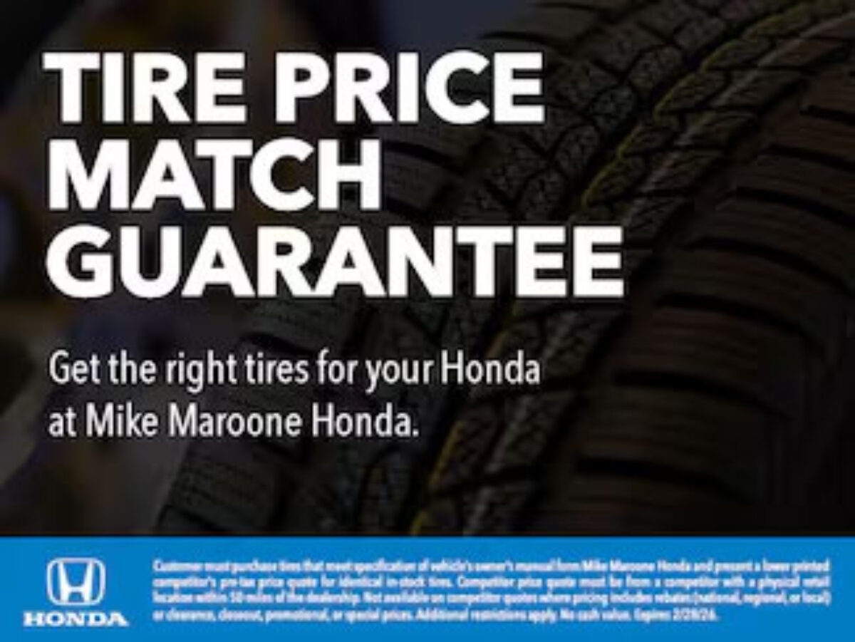 Honda - Tire Price Match Guarantee