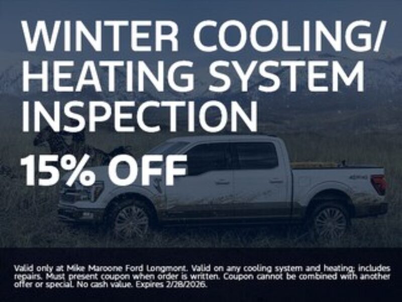 Ford Longmont - 15% Off Winter Cooling/Heating System Inspection