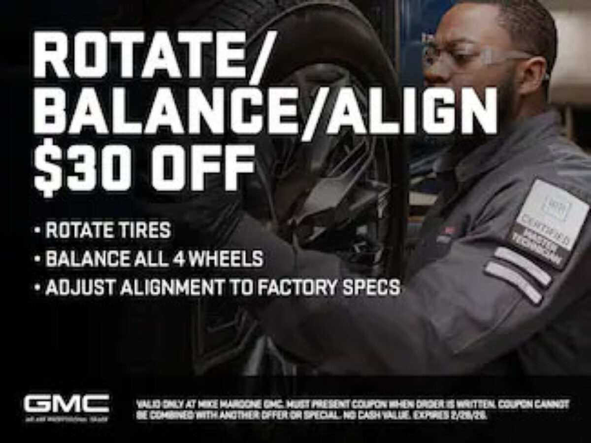 GMC - Rotate/Balance/Align $30 Off