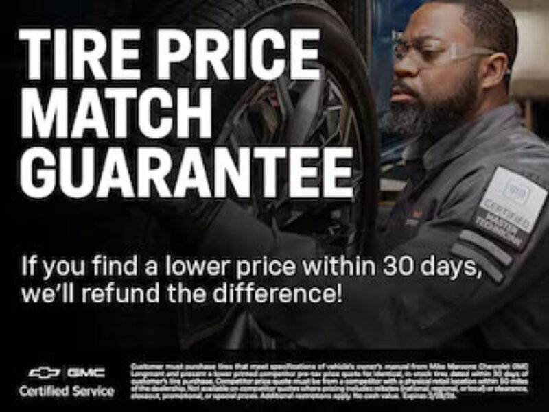Chev GMC - Tire Price Match Guarantee