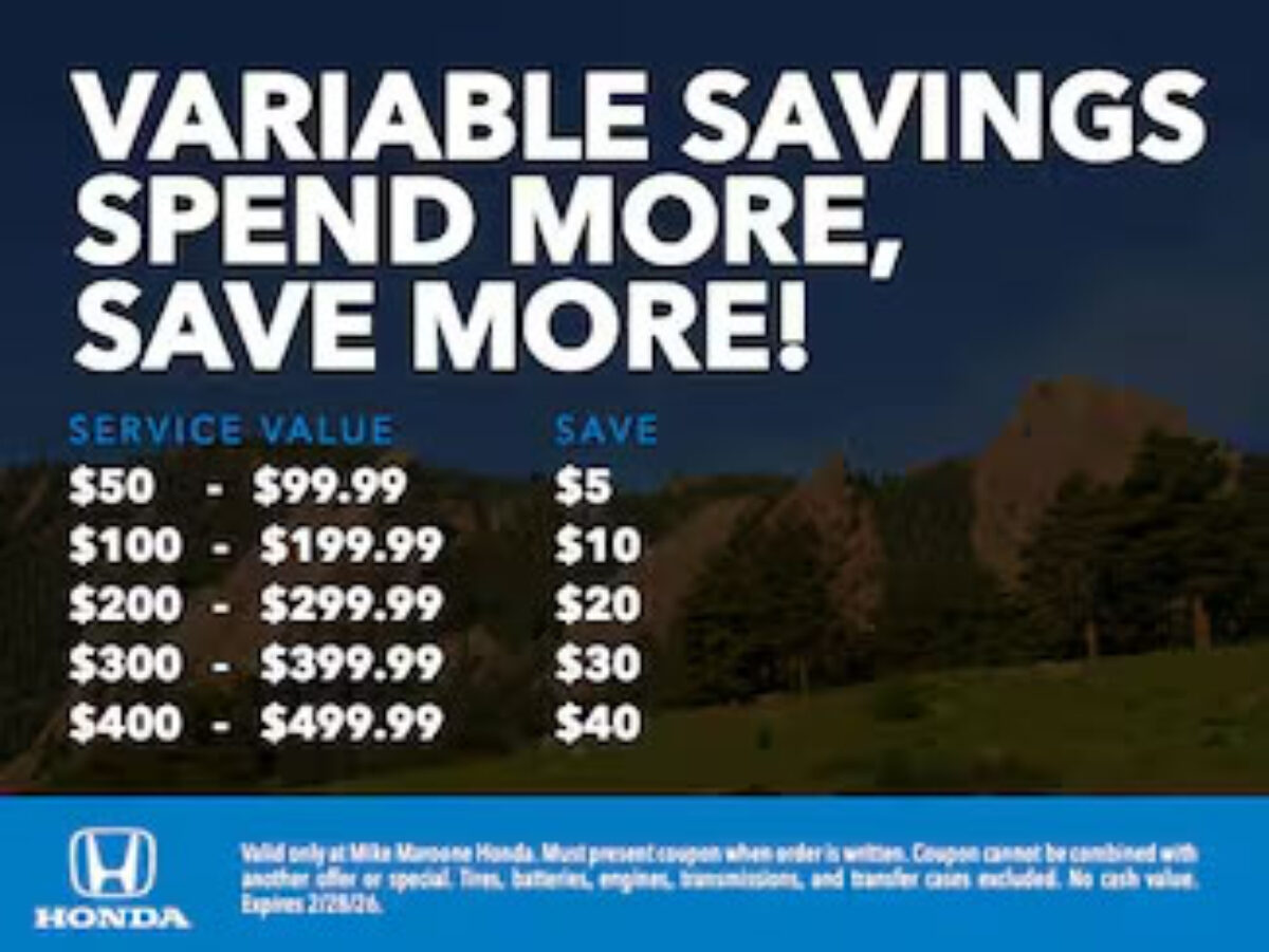 Honda - Variable Savings Spend More, Save More