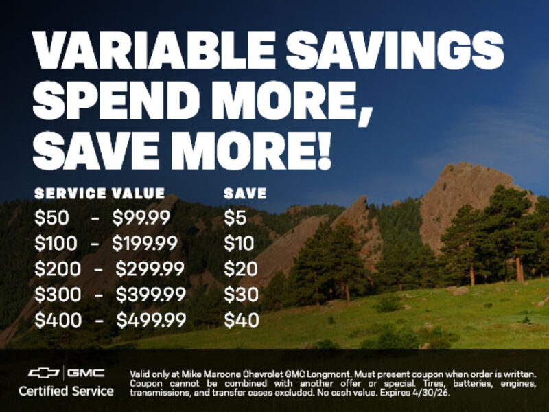 Chevy GMC Spend/Save