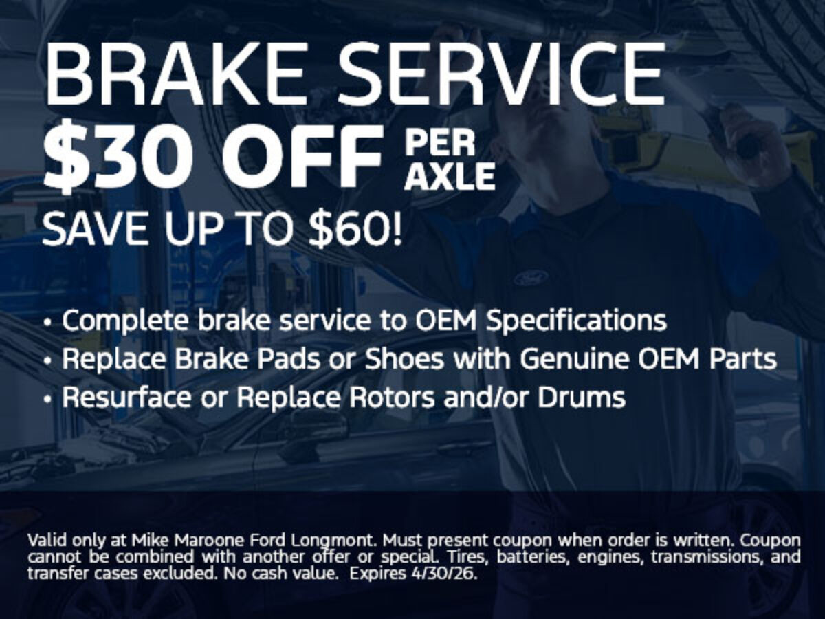 Ford Longmont Brakes