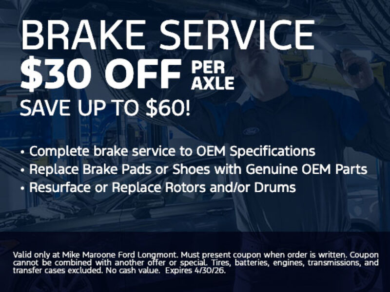 Ford Longmont Brakes