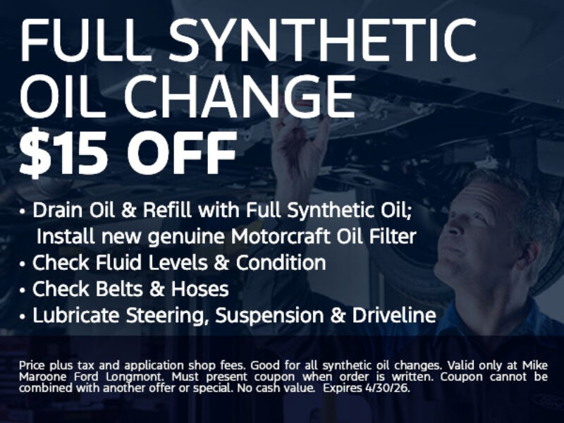 Ford Longmont Oil