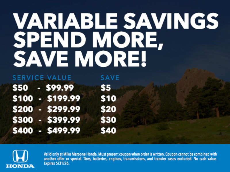 Honda Spend/Save