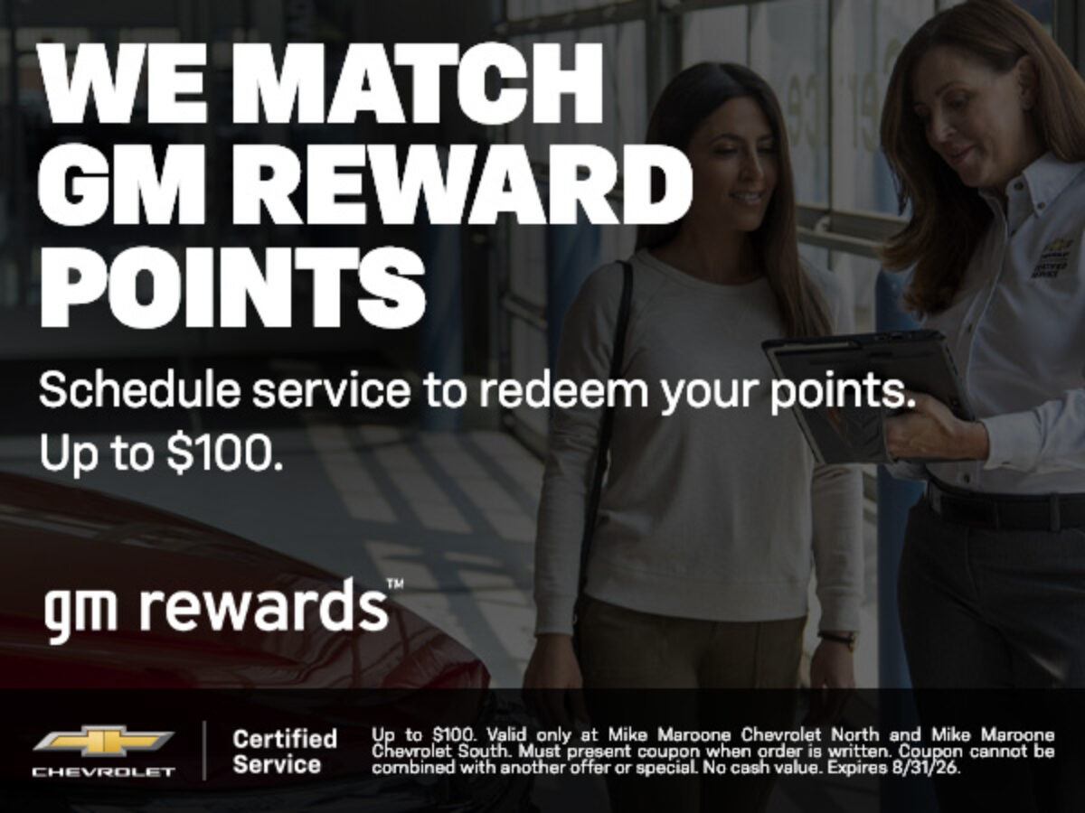 Chevy North GM Reward Points