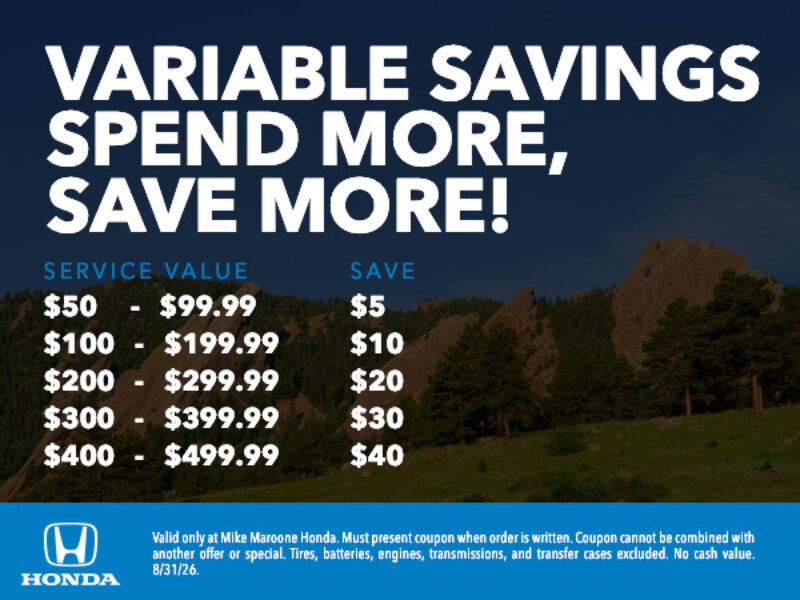 Honda Spend/Save